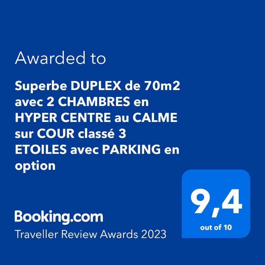 Superbe Duplex De 70M2 Avec 2 Chambres En Hyper Centre Au Calme Sur Cour Classe 3 Etoiles Avec Parking En Option Ла-Рошель Экстерьер фото